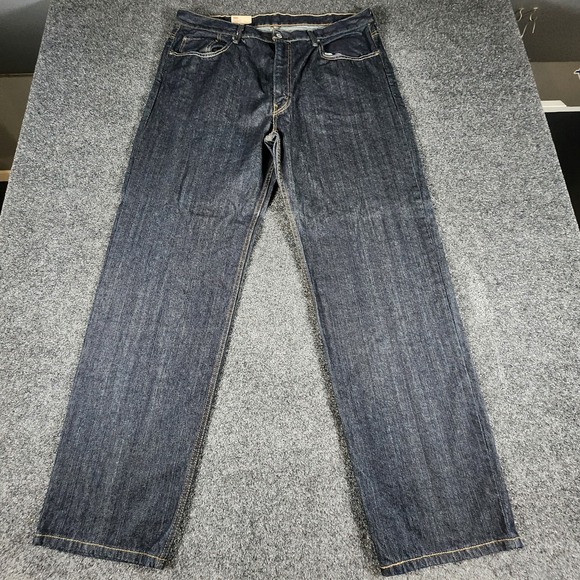LEVIS 550 RELAXED FIT‎ TAPERED DARK WASH JEANS NWT 40 X 32 VERY NICE! - Picture 2 of 12